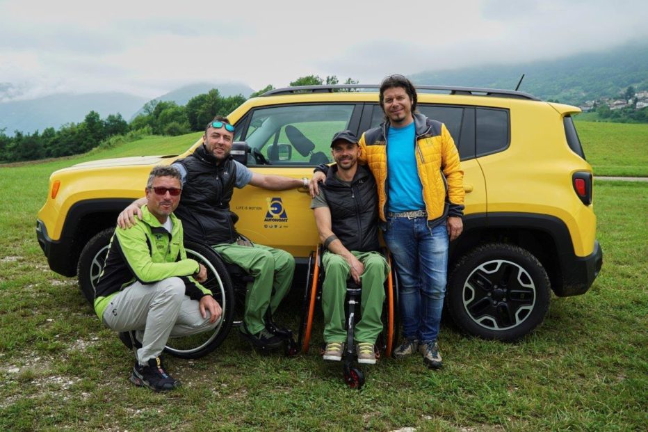 VIAGGIO ITALIA 2017.  IL VIAGGIO “SU TRE RUOTE” DI DANILO E LUCA CONTINUA… …E ARRIVA A FELTRE PER I MONDIALI DI PARAPENDIO 2017.