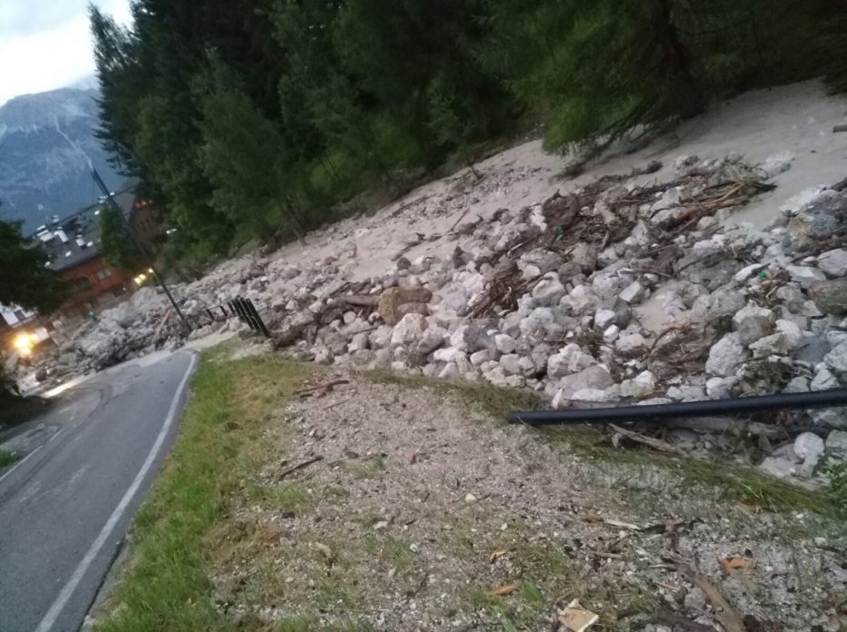 In Comune a Cortina si riunisce il Coc e fa il punto sulla calamità di Rio Gere