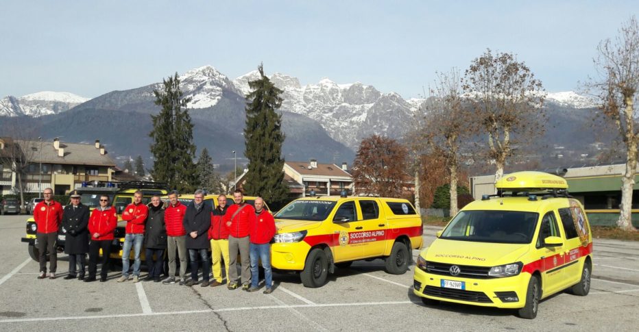 Assemblea Soccorso Alpino Speleologico del Veneto: consegnati nuovi mezzi
