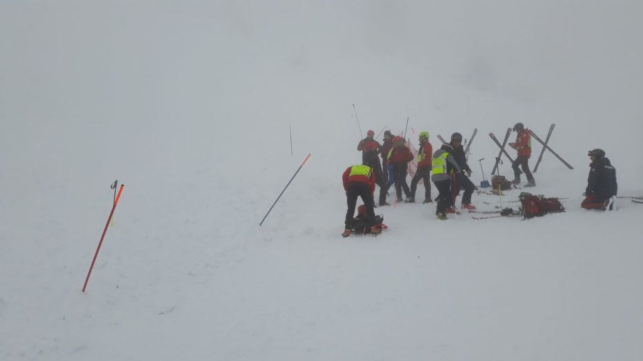 Valanga in pista a Capanna Bill sotto la Marmolada