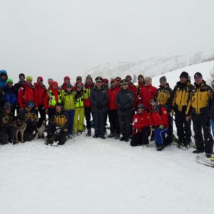 Valanghe: esercitazione congiunta Sagf-Cnsas a Cortina sopra il Passo Falzarego