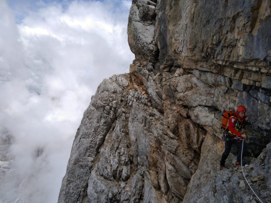 Soccorso alpinista sul Campanil di Toro a Domegge di Cadore