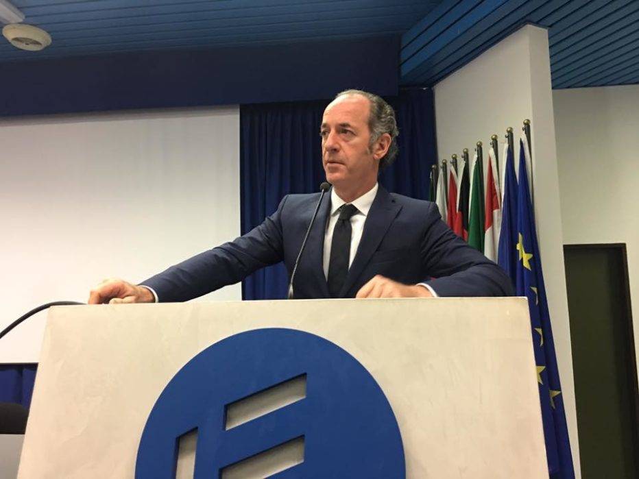 INTERVISTA AL PRESIDENTE DELLA REGIONE DEL VENETO LUCA ZAIA DEL 11 DICEMBRE 2018