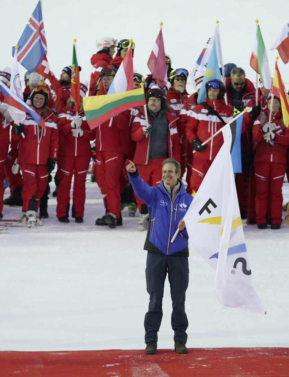 Cortina 2021: ad Åre il passaggio della bandiera della FIS dalla Svezia all’Italia.