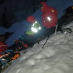 Intervento impegnativo nella notte effettuato dal Soccorso Alpino ad Auronzo di Cadore