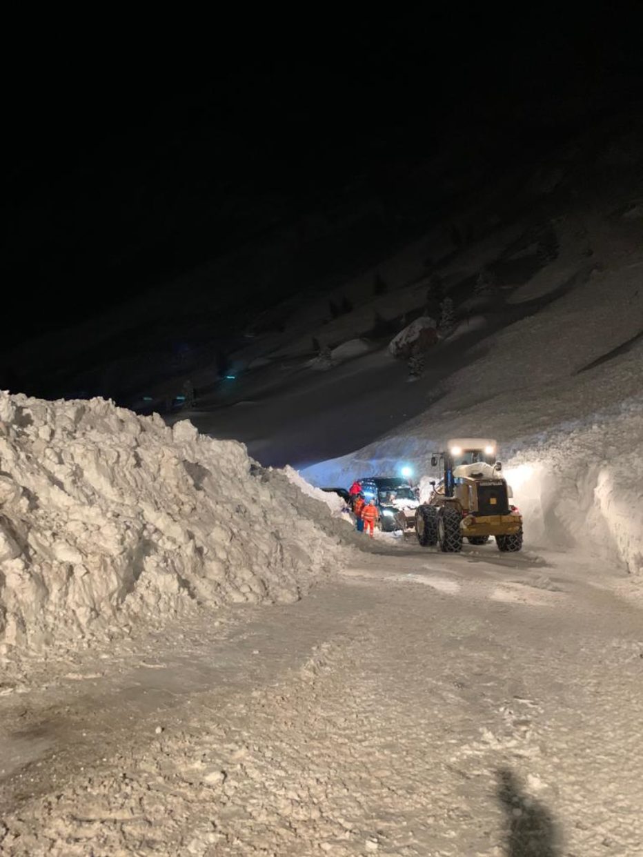 VALANGA IN VALPAROLA, NESSUN FERITO