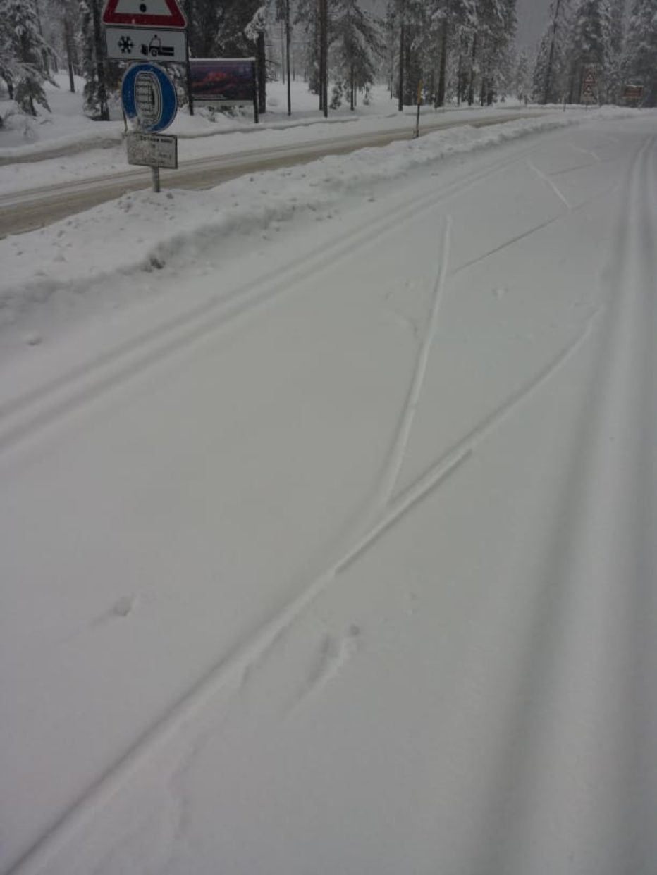 Situazione strade provinciali e regionali in Provincia di Belluno in gestione a  Veneto Strade S.p.A.