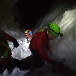 BLOCCATI SULLA FERRATA A CORTINA.