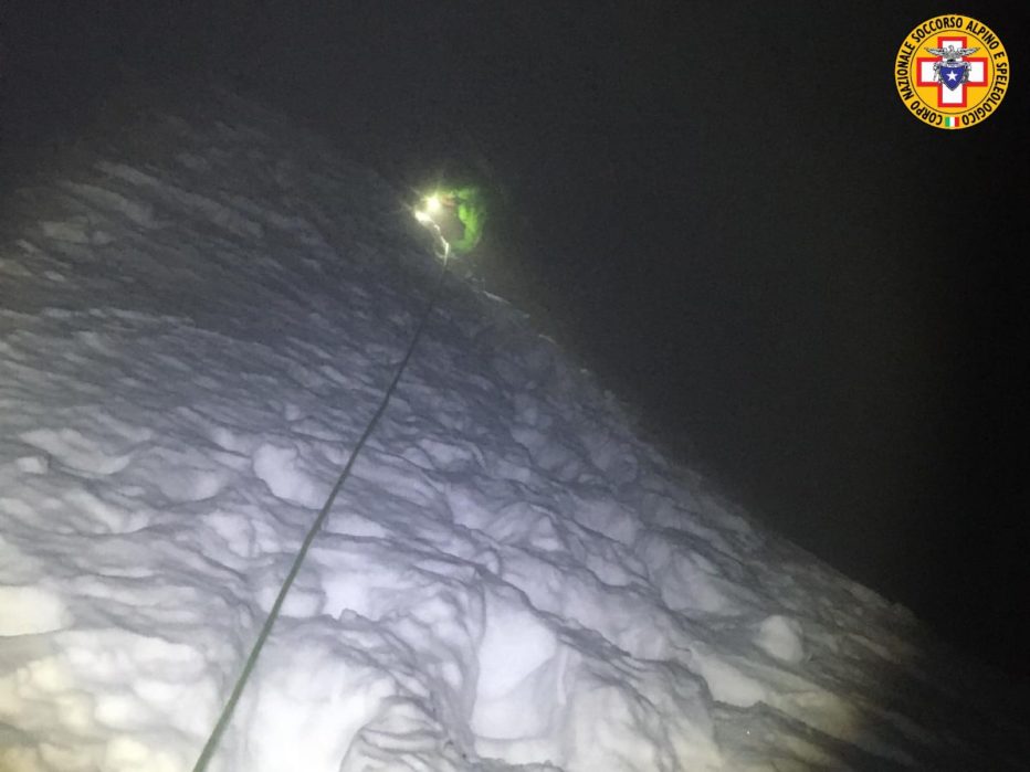 Recupero impegnativo del Soccorso Alpino a Forcella Staunies a Cortina