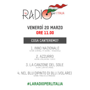 RADIO CORTINA PARTECIPA A “LA RADIO PER L’ITALIA”
