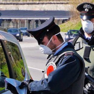 Positive al Coronavirus se ne vanno in giro: fermate dai Carabinieri.