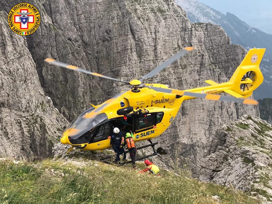 SOCCORSO ALPINO E SPELEOLOGICO VENETO: MALORE IN QUOTA