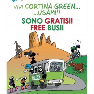 CORTINA SEMPRE PIÙ GREEN: BUS GRATUITI SINO AL 12 SETTEMBRE