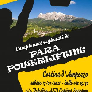 A CORTINA D’AMPEZZO I CAMPIONATI REGIONALI DI PARA POWERLIFTING