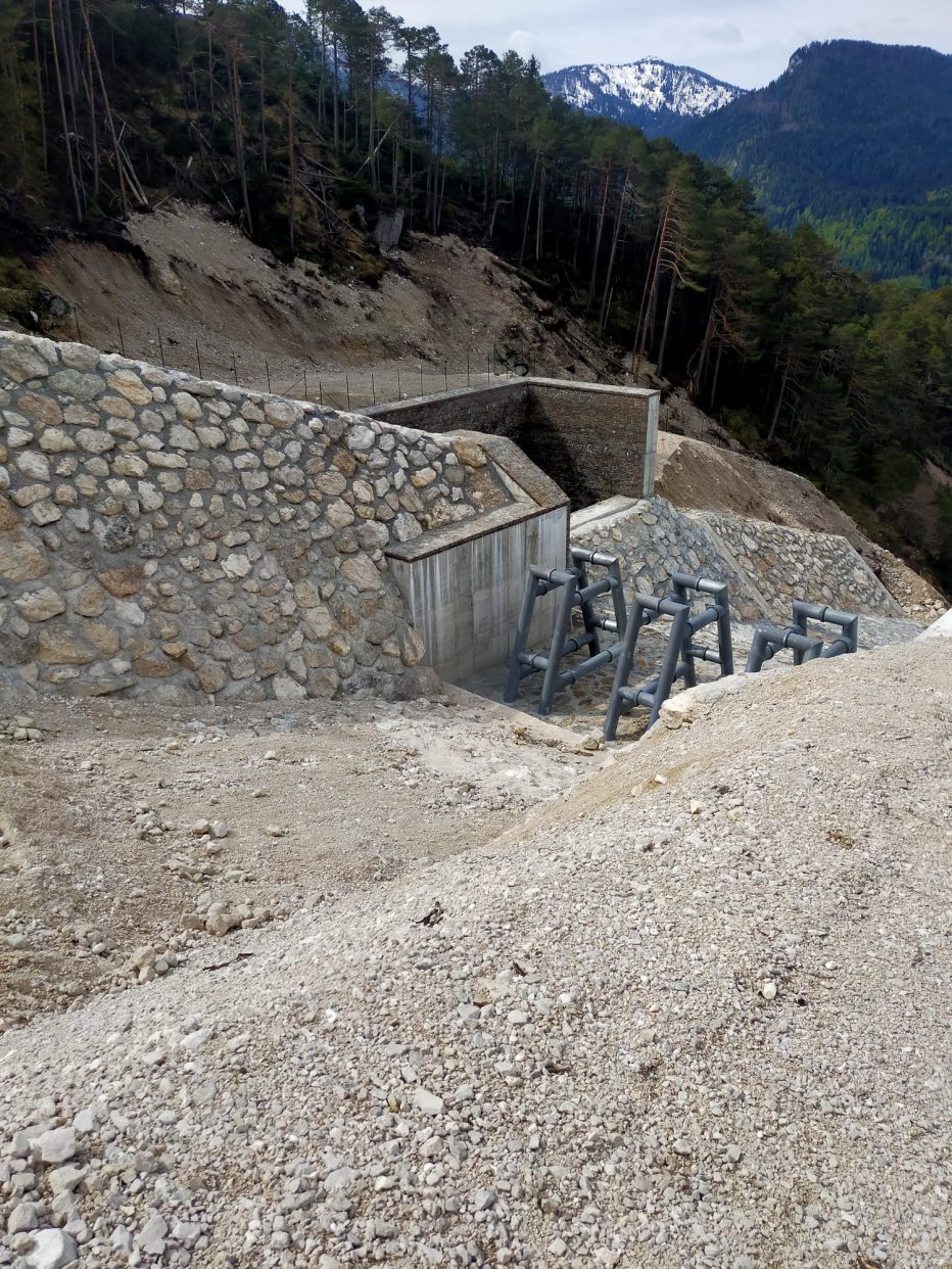 Cancia, in dirittura d’arrivo i lavori del primo stralcio di messa in sicurezza del canalone