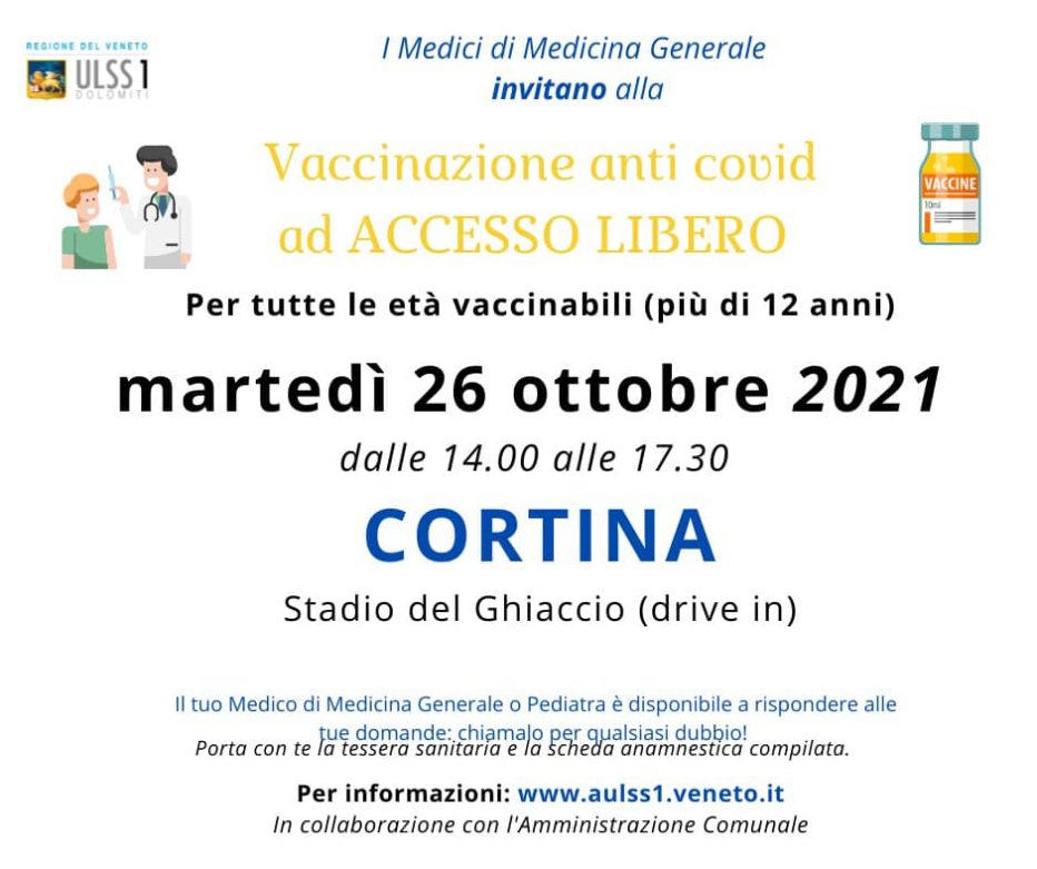 COVID 19: SONO 8 I POSITIVI A CORTINA D’AMPEZZO