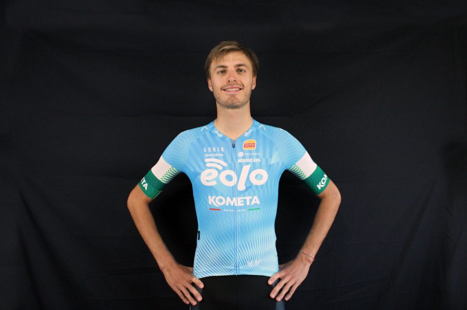 Andrea Pietrobon in Spagna. Il ciclista di Pieve di Cadore è pronto per le prossime sfide.