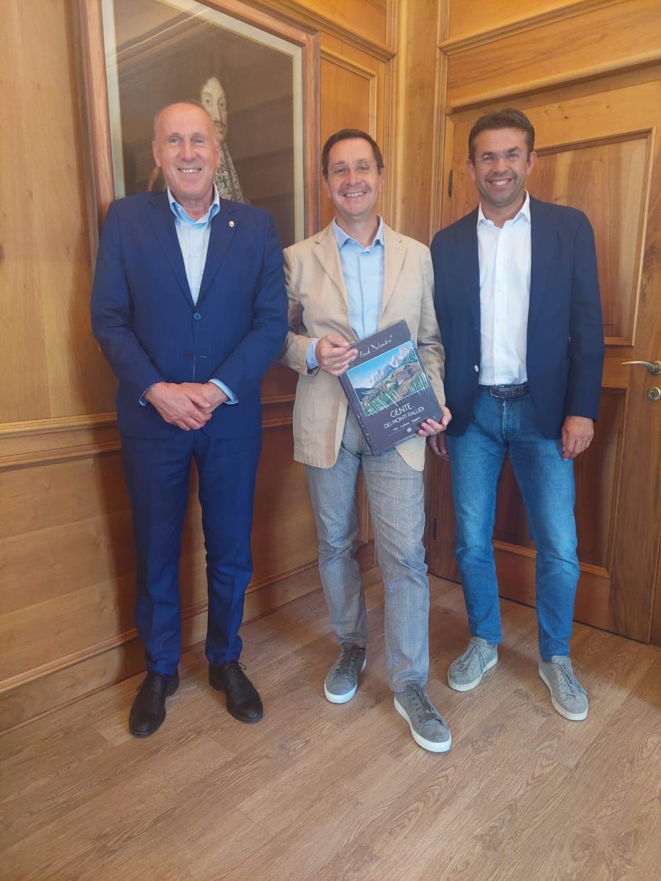 Il Consiglio di amministrazione della Fondazione Dolomiti Unesco incontra il sindaco di Cortina d’Ampezzo