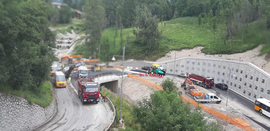 ANAS: APERTO AL TRAFFICO IL PONTE ZORZI SUL TORRENTE BIGONTINA, A CORTINA D’AMPEZZO