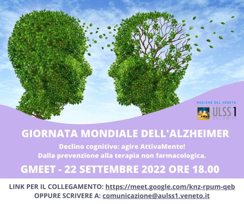 Declino cognitivo: agire AttivaMente! Incontro online giovedì 22 settembre alle ore 18.