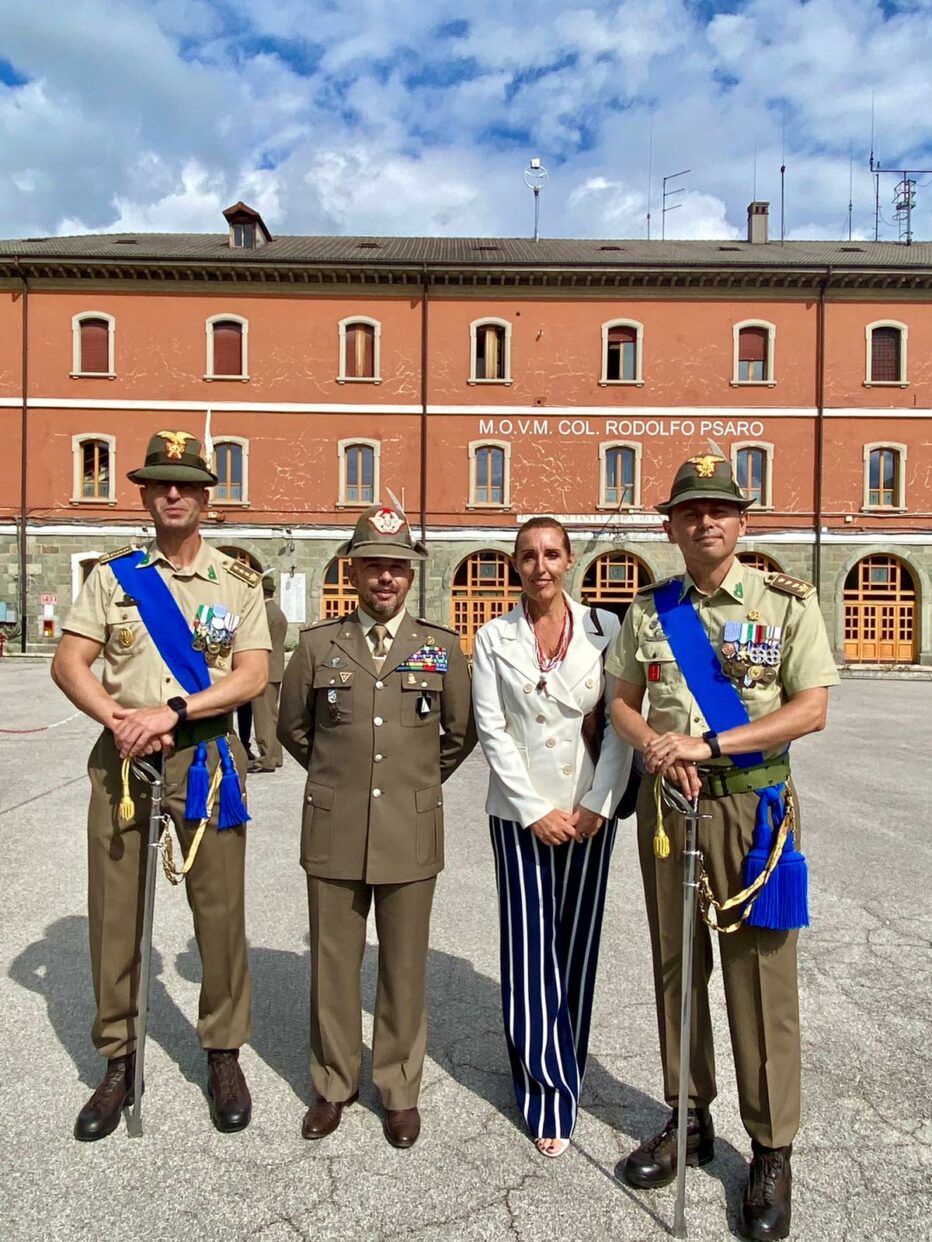 A BELLUNO CAMBIO DEL COMANDO 7mo REGGIMENTO ALPINI.