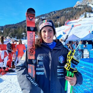 CORTINA AUDI FIS SKI WORLD CUP 2024:  NELLA PRIMA PROVA SFRECCIA LAURA GAUCHÉ