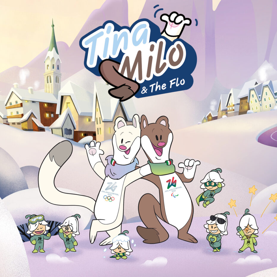 LE MASCOTTE DELLE OLIMPIADI E PARALIMPIADI  DI MILANO CORTINA 2026 AL FESTIVAL DI SANREMO