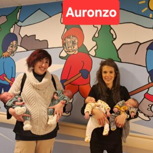 Al San Martino: in 72 ore nati 4 gemelli di Auronzo di Cadore