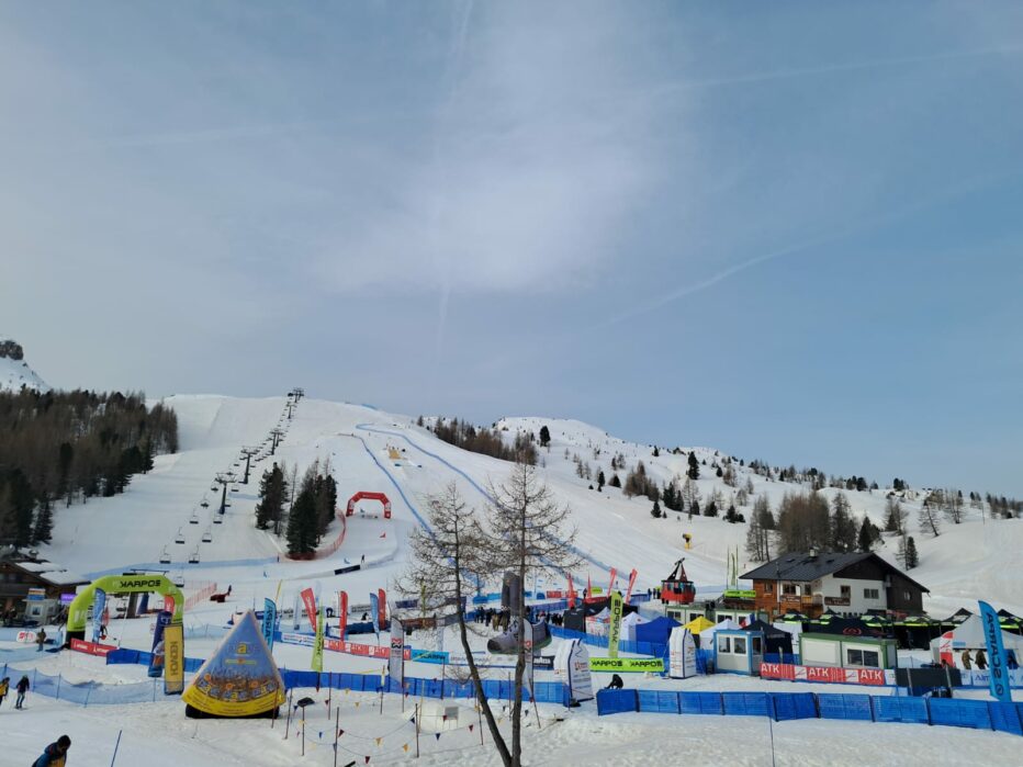 RISUONA LA MARSIGLIESE ALLE FINALI DELLA COPPA DEL MONDO A CORTINA   L’AZZURRO RISPLENDE CON ALBA DE SILVESTRO