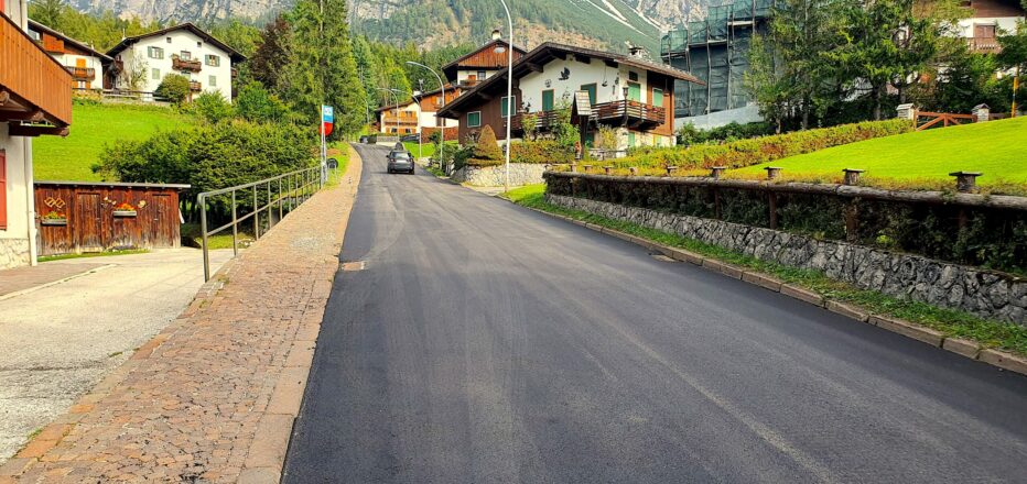 Cortina d’Ampezzo: al via i lavori di asfaltatura stradale