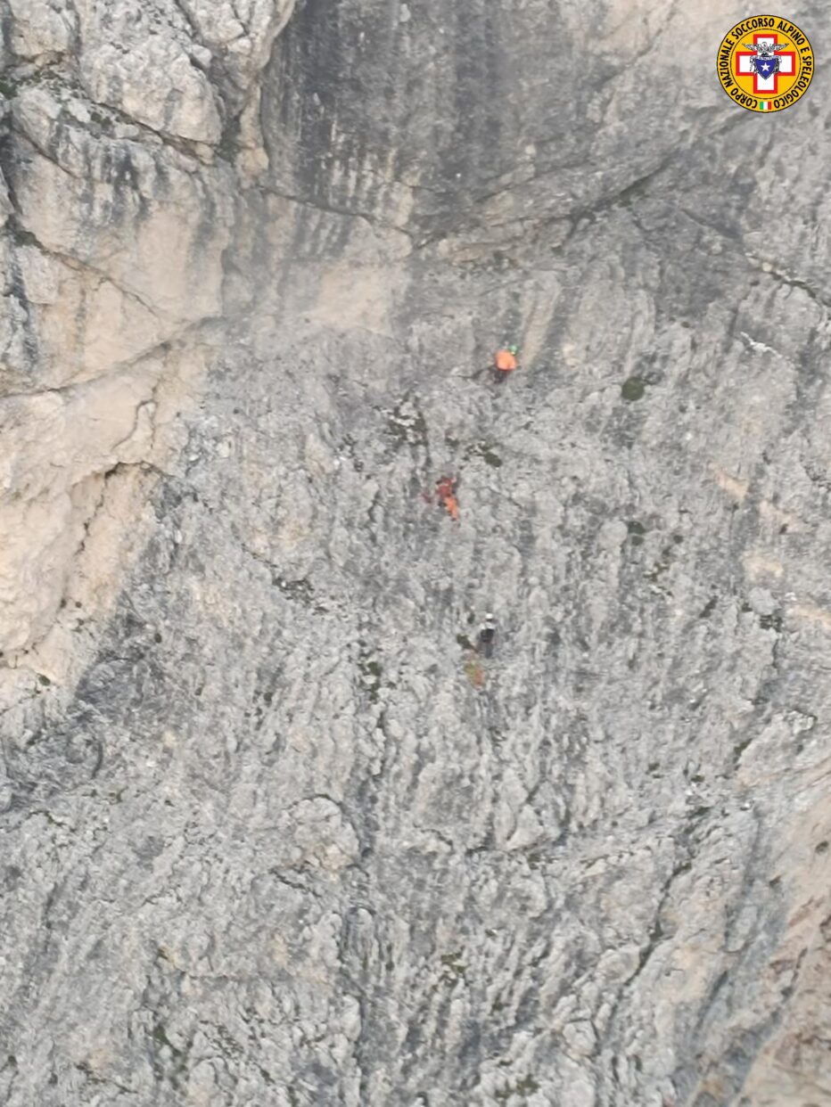 VOLA IN PARETE, RECUPERO IMPEGNATIVO SULLA CRODA DA LAGO