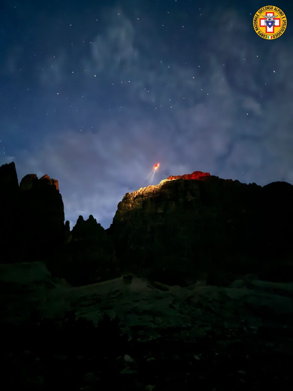 RECUPERATA CORDATA SULLA CIMA GRANDE DI LAVAREDO