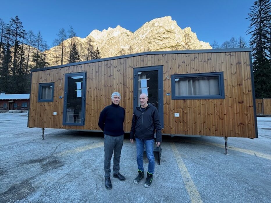 Giochi 2026: consegnate le prime casette del Villaggio Olimpico e Paralimpico di Cortina alla presenza del Ministro Andrea Abodi