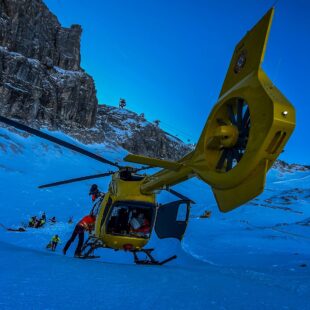 SCIALPINISTA SI INFORTUNA SOTTO FORCELLA GRANDA