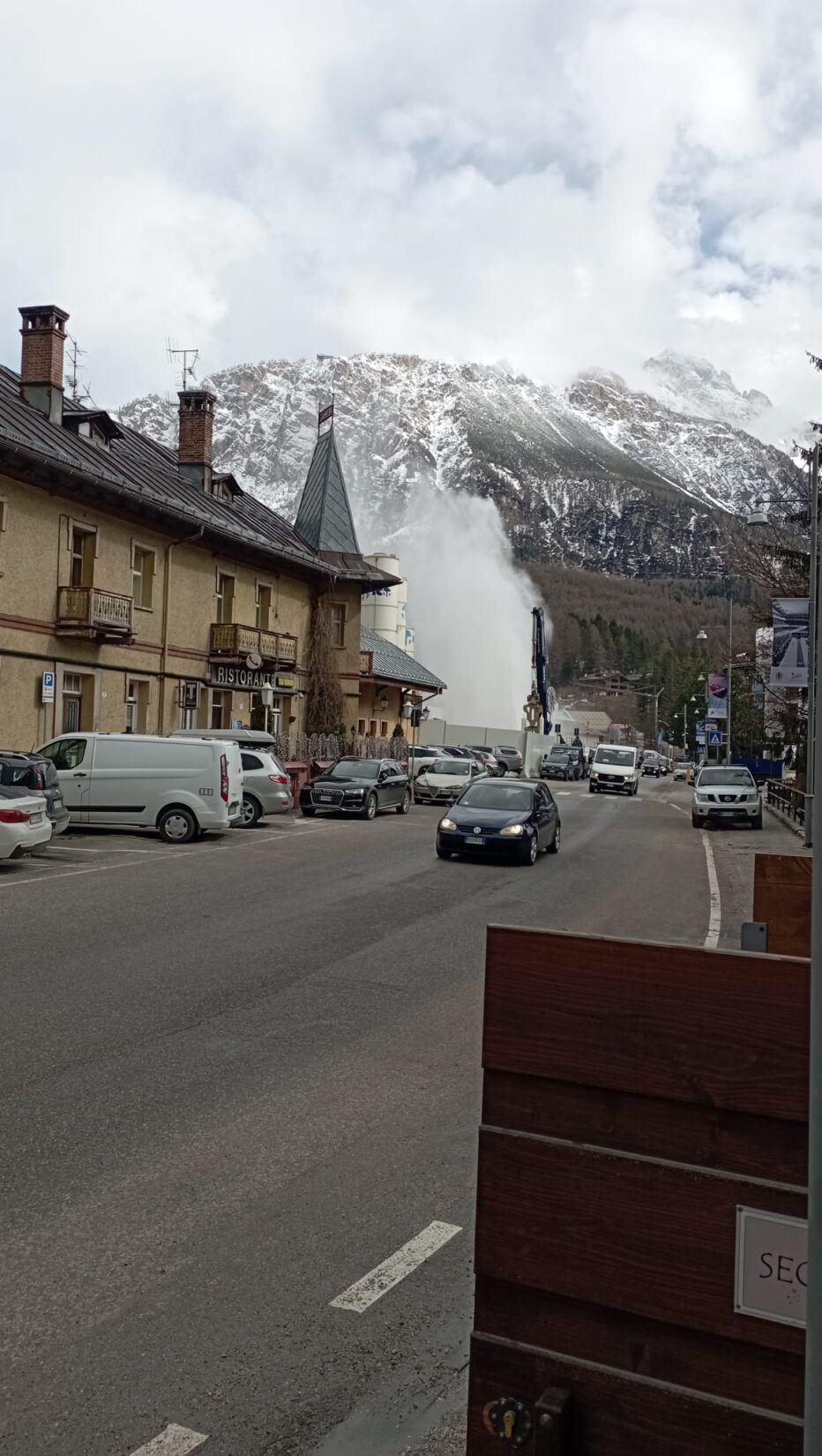 Falla alla rete idrica di Cortina d’Ampezzo