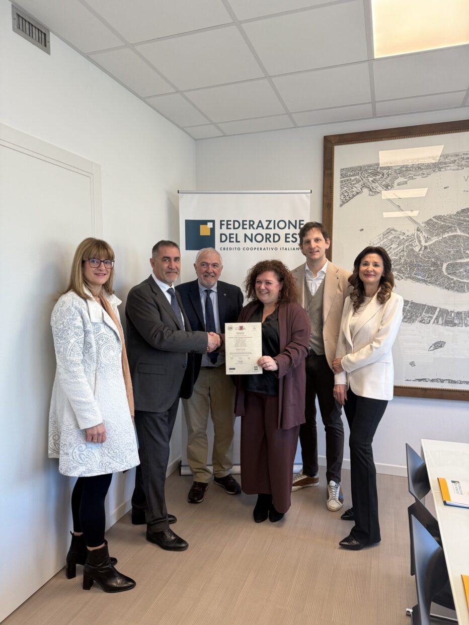 CORTINABANCA ottiene la certificazione per la parità di genere