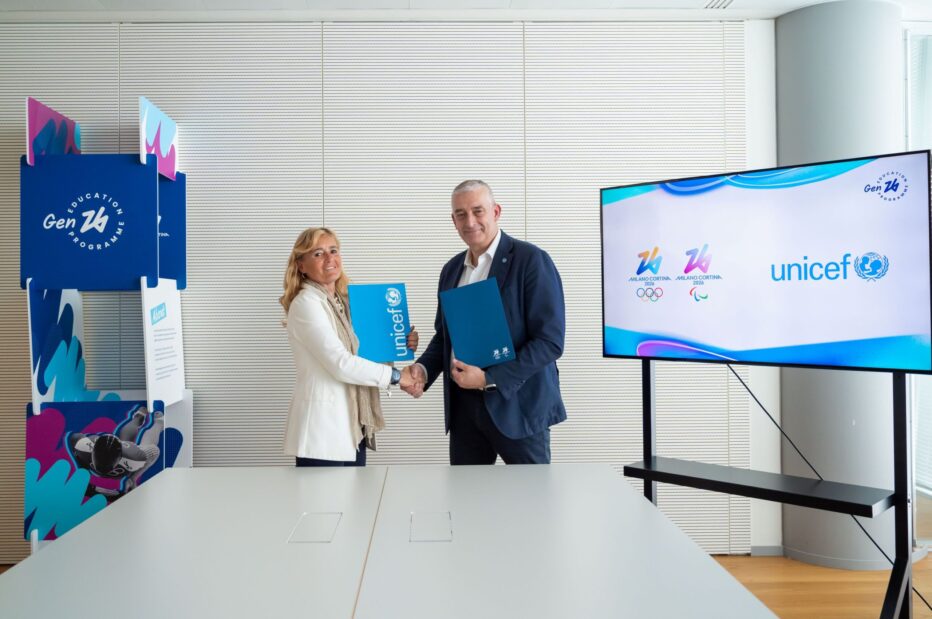 Milano Cortina 2026 e UNICEF Italia uniscono le forze