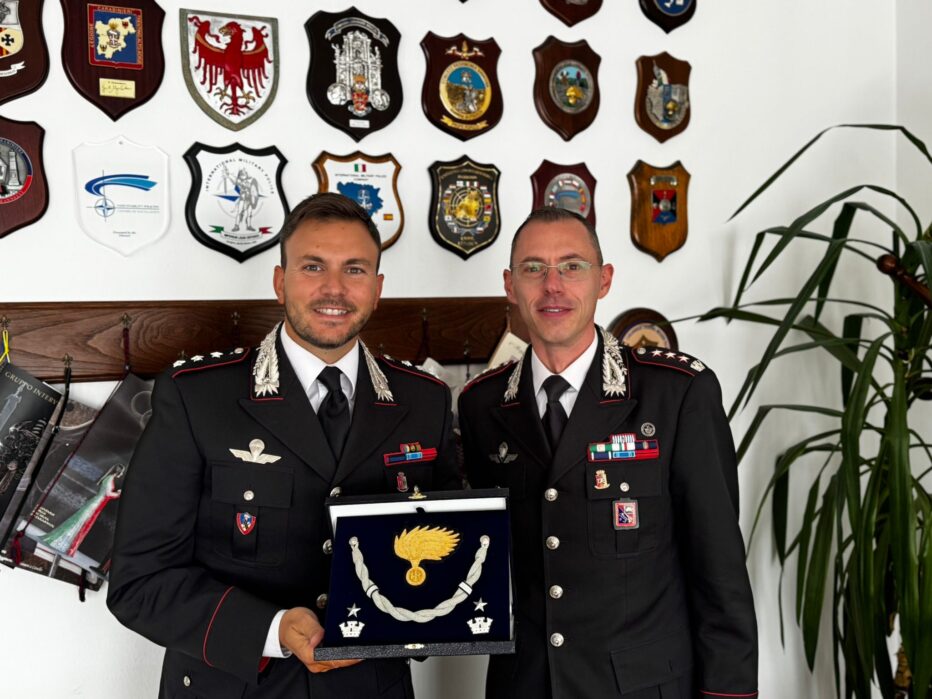 PROMOSSO IL COMANDANTE DELLA COMPAGNIA CARABINIERI DI CORTINA D’AMPEZZO, MAGGIORE ALESSANDRO BUI