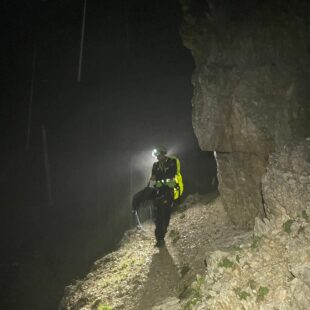 Complesso soccorso nella notte sulla Tofana di Rozes