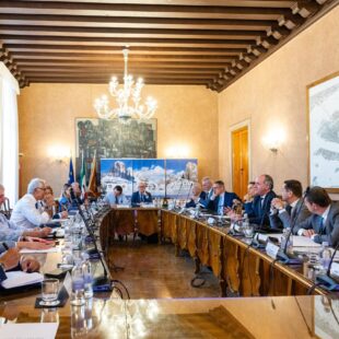 Milano Cortina 2026. Riunione del CdA e dei rappresentanti olimpici a Venezia.