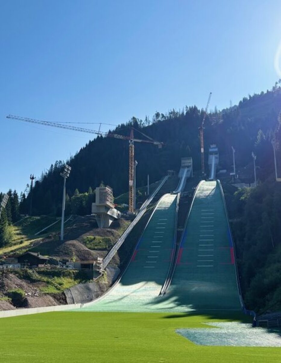 Giochi 2026: primi salti ai Trampolini di Predazzo