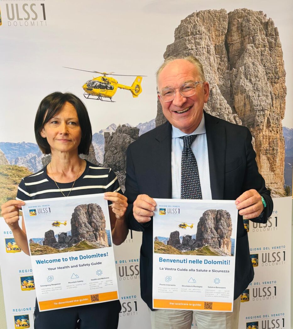 Benvenuti nelle Dolomiti. Ecco la guida dell’Ulss con le informazioni utili per una vacanza serena