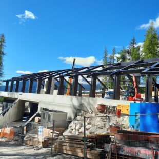 SLIDING CENTRE DI CORTINA: 95% DELLE OPERE IN CEMENTO COMPLETATE