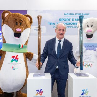 A Longarone svelate le torce di Milano Cortina 2026