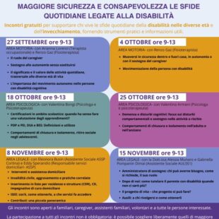 Percorso formazione disabilità, ciclo di incontri gratuiti a cura di Fondazione Anziani Cortina: ascolta l’intervista con la psicologa e pedagogista Valentina Armani