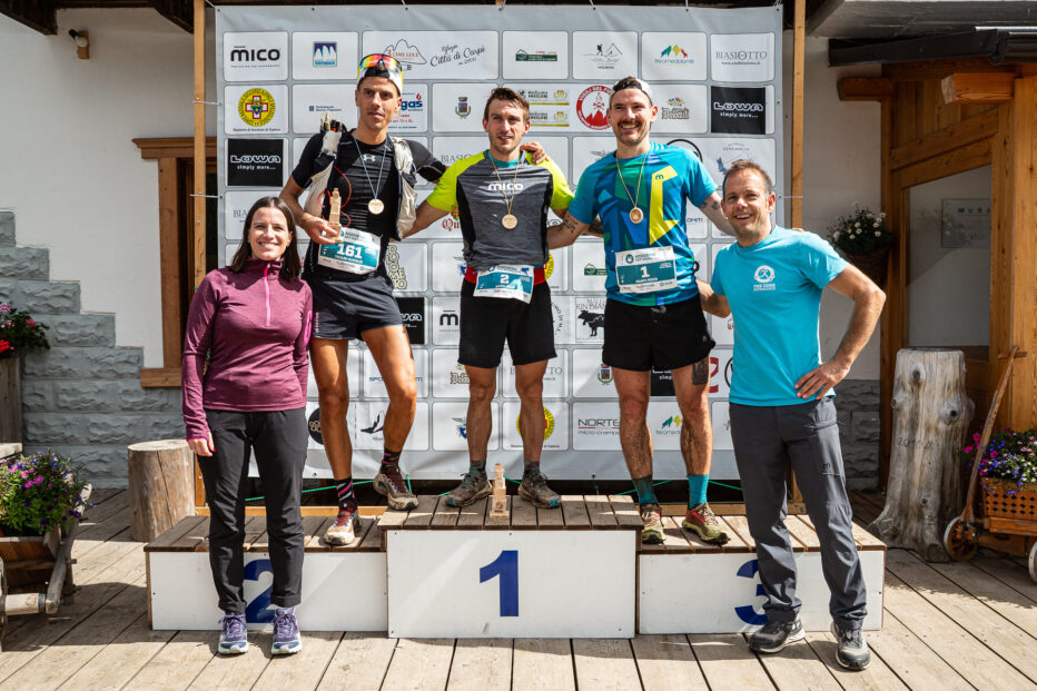 MARIO COLLE E REGINA SPIESS FIRMANO LA MISURINA SKY MARATHON 2025