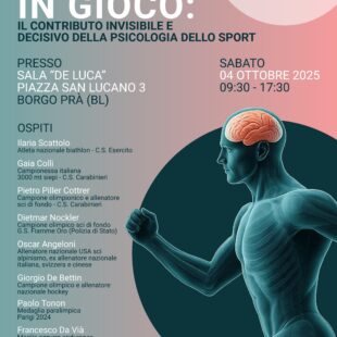 La FIPsiS, Federazione Italiana degli Psicologi dello Sport, vuole sensibilizzare la società sportive sull’importanza che la mente ha nella pratica sportiva: ascolta l’intervista con Sonia Lorenzi, a capo del Comitato Veneto di FIPSIS