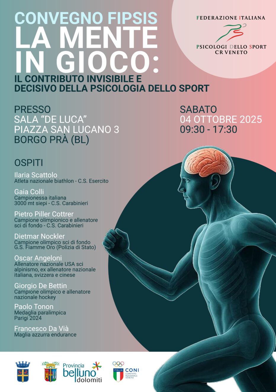 La FIPsiS, Federazione Italiana degli Psicologi dello Sport, vuole sensibilizzare la società sportive sull’importanza che la mente ha nella pratica sportiva: ascolta l’intervista con Sonia Lorenzi, a capo del Comitato Veneto di FIPSIS