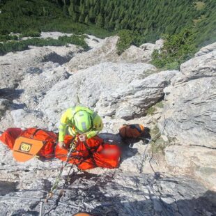 Recuperato escursionista sulla ferrata Fusetti