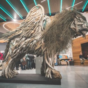 UNA SCULTURA MONUMENTALE DI “MARTALAR” A SEREN DEL GRAPPA